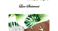 Desktop Screenshot of lovestatement.com